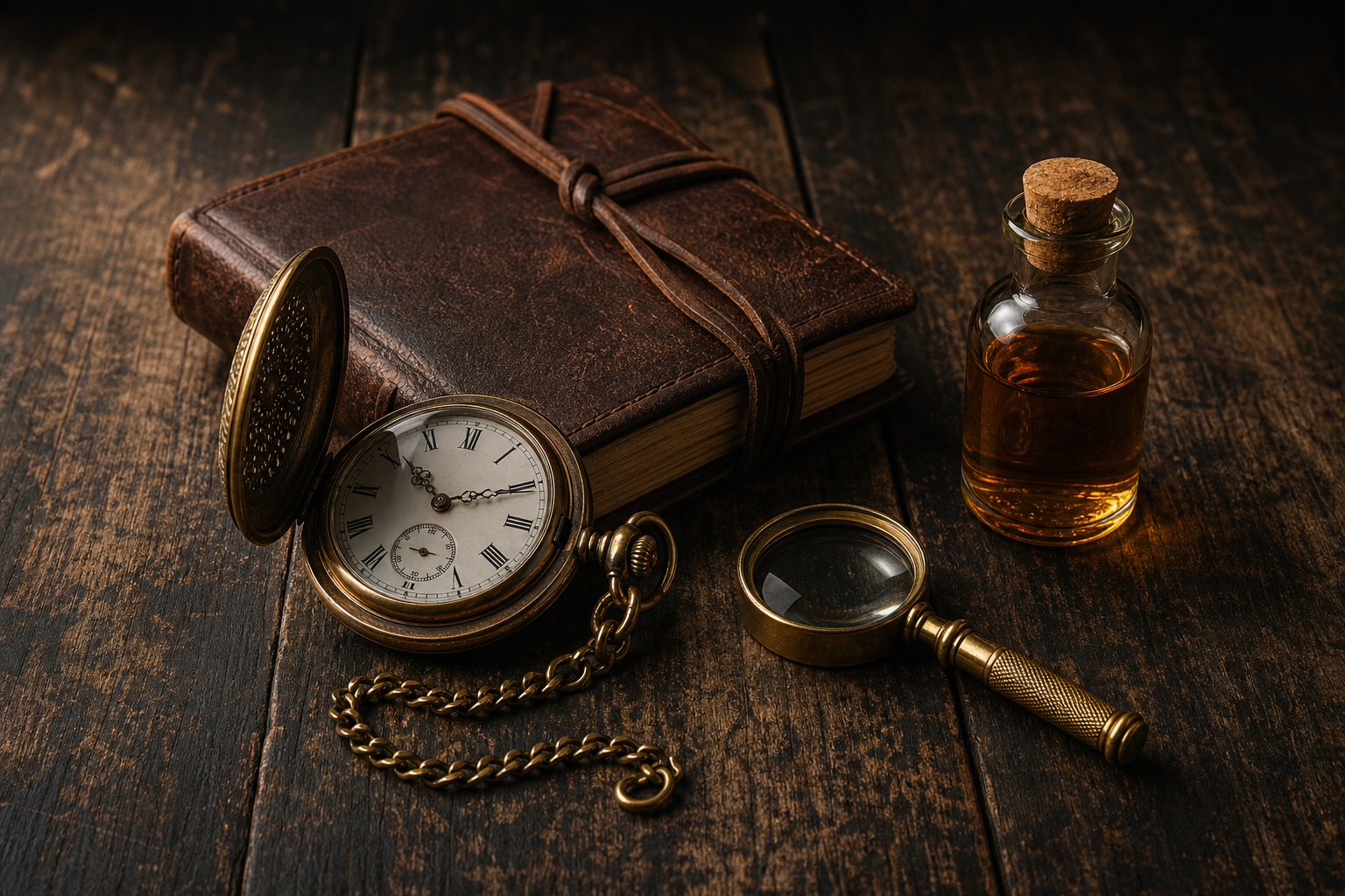 Composizione still life di oggetti vintage fotografati in studio